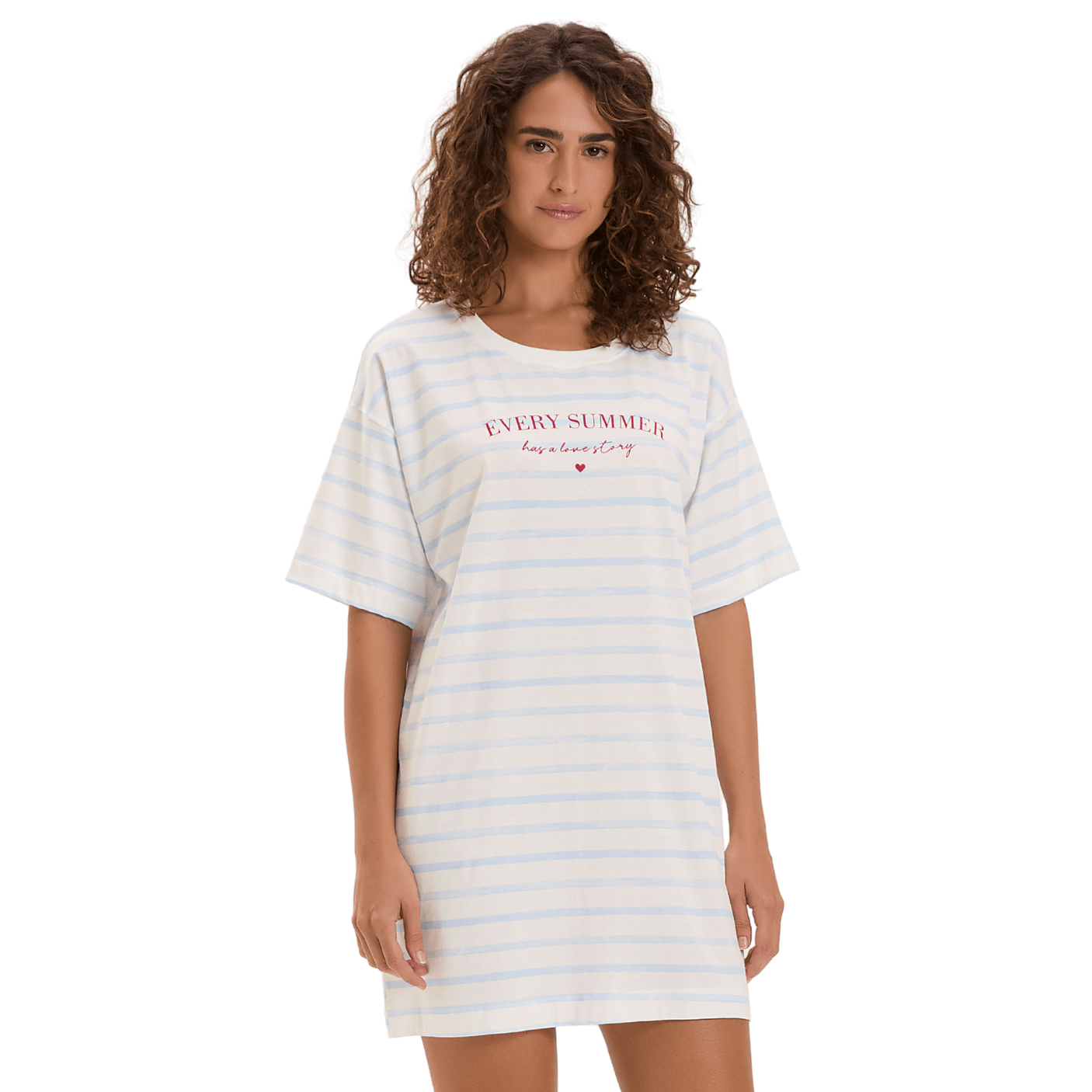 Camisola Listrinhas Azuis Every Summer Cor Com Amor