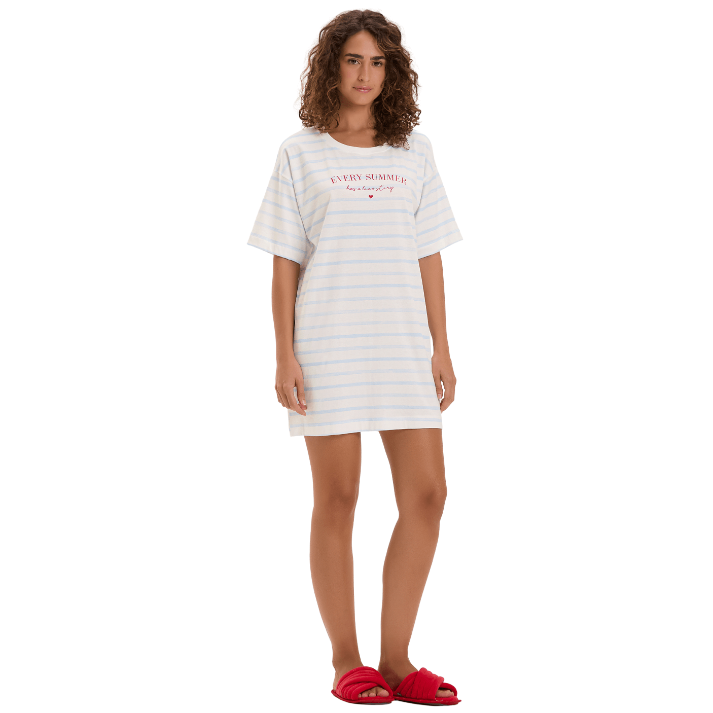 Camisola Listrinhas Azuis Every Summer Cor Com Amor
