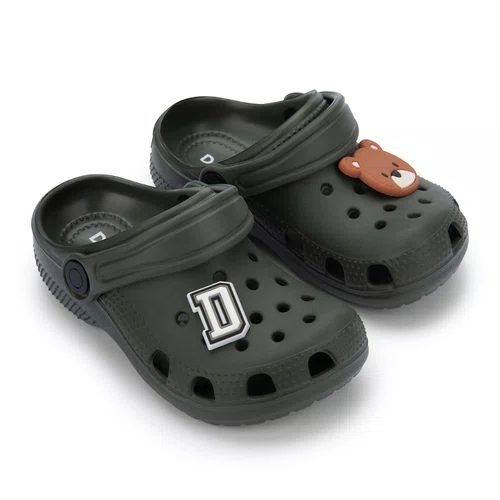 Babuche Croc Infantil Ursinho Verde Dame