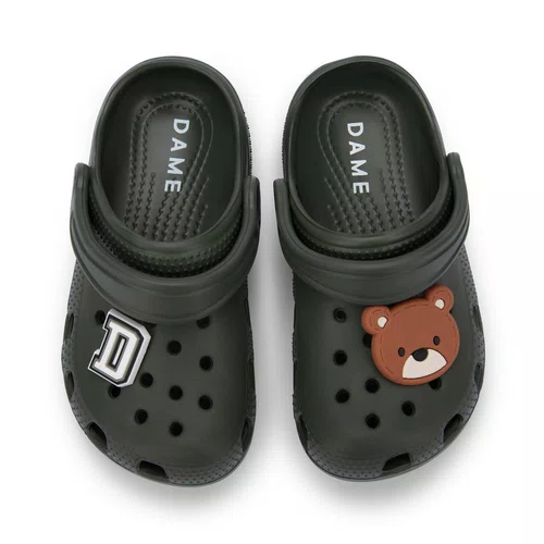 Babuche Croc Infantil Ursinho Verde Dame