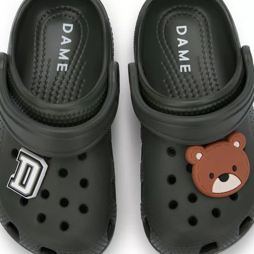 Babuche Croc Infantil Ursinho Verde Dame