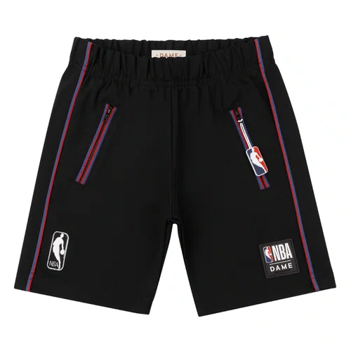 Bermuda Infantil NBA Logoman Preto Dame