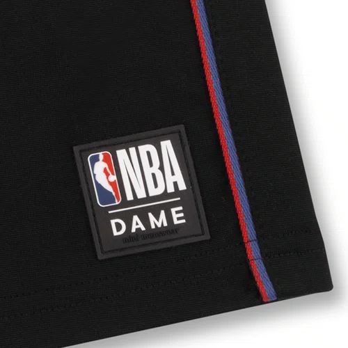 Bermuda Infantil NBA Logoman Preto Dame