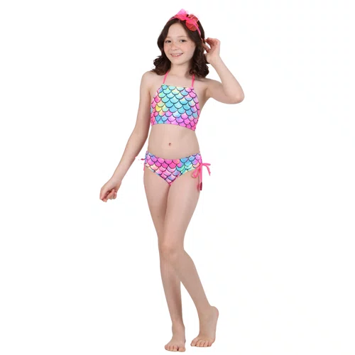 Biquini Faixinha Cintia Mermaid Siri Kids