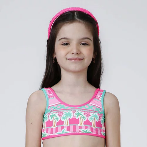 Biquini Infantil Faixinha Mel Tropicandy Siri Kids