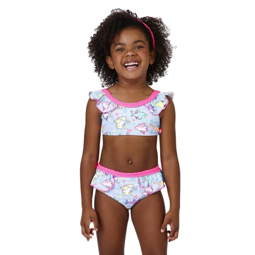 Biquini Infantil Faixinha Tubaluba Siri Kids
