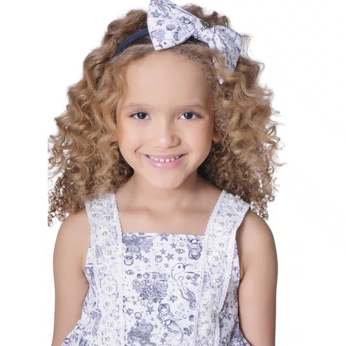Blusa Algodão Alça Bordados Toile De Jouy Sereia Pituchinhus