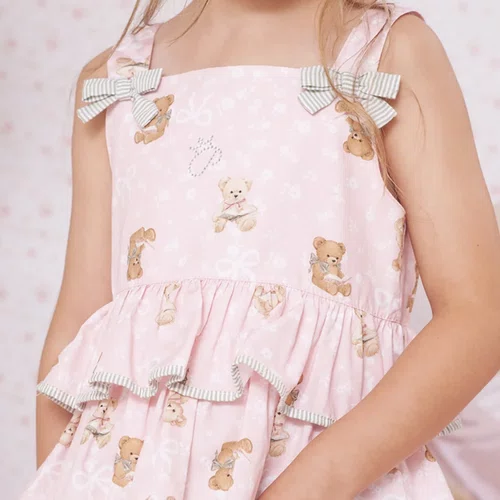 Blusa Algodão Estampa Ursinhas Pituchinhus