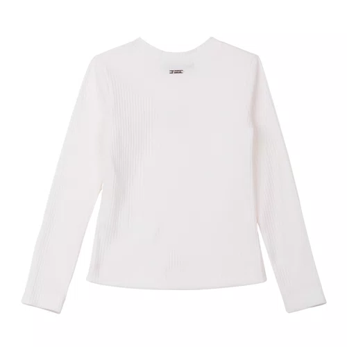 Blusa Basica Manga Longa Canelada Off ANime