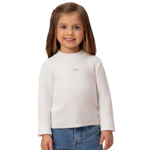 Blusa Basica Tricot Off White Petit Cherie