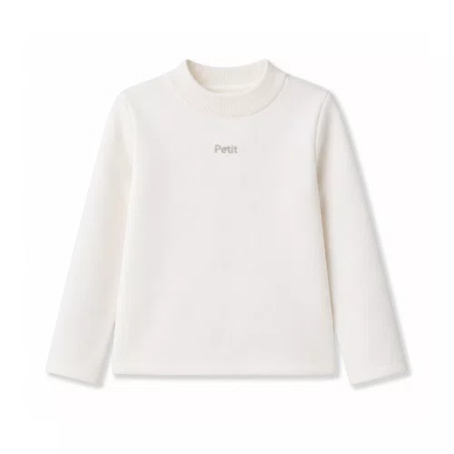 Blusa Basica Tricot Off White Petit Cherie