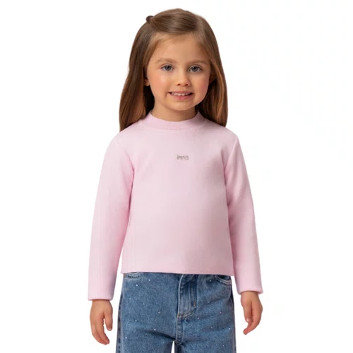 Blusa Basica Tricot Rosa Petit Cherie