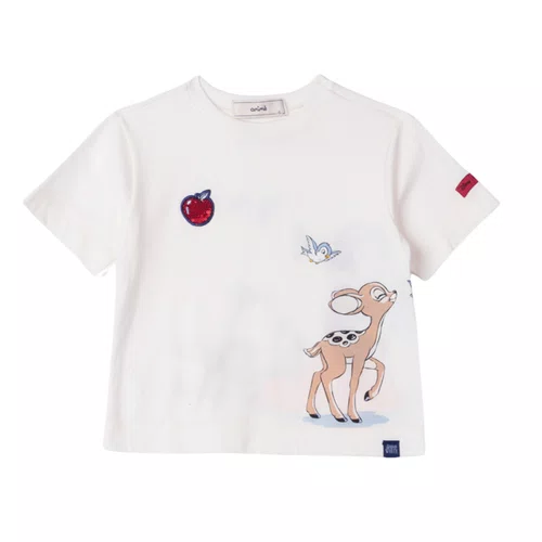 Blusa Branca de Neve e Bambi Off Anime