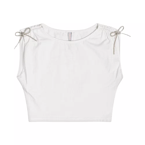 Blusa Com Cordão Brilho Branca Authoria