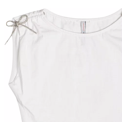 Blusa Com Cordão Brilho Branca Authoria