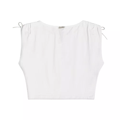 Blusa Com Cordão Brilho Branca Authoria