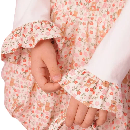 Blusa Cotton Babadinhos Liberty Flores Pituchinhus