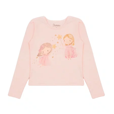 Blusa Cotton Fadinha de Saia Tule Pituchinhus