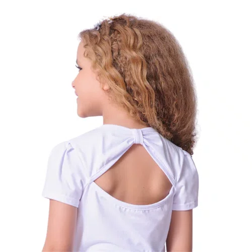 Blusa Cotton Love Floral Cristais Branco Pituchinhus