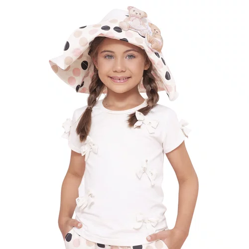 Blusa Cotton Multi Laços Algodão Bordados Off White Pituchinhus