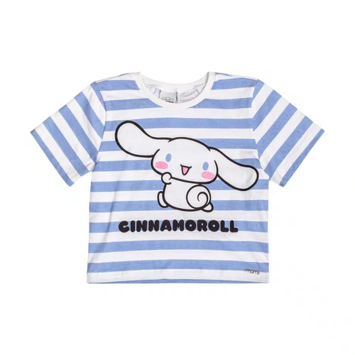 Blusa Listradinha Cinamonroll Azul Momi