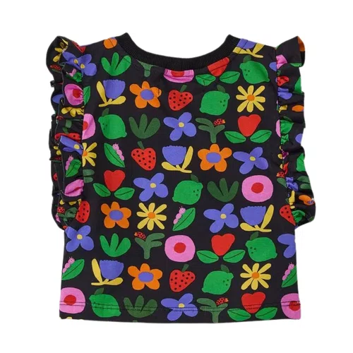 Blusa Malha Jardinzin Preto Fabula