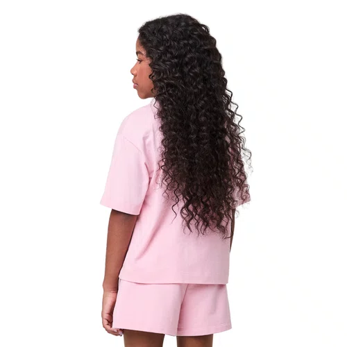 Blusa Malha Rosa Amigos Hello Kitty I Am