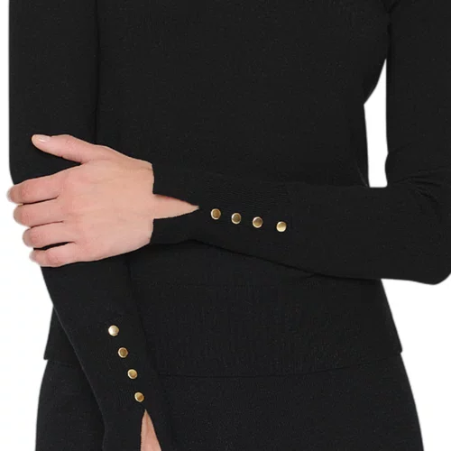 Blusa Manga Longa Pure Comfort Preto Lua Lua