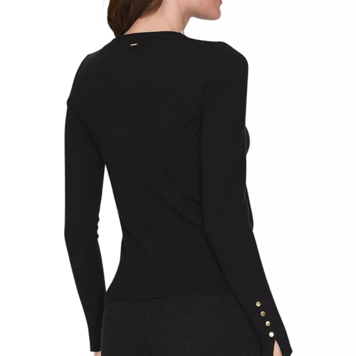 Blusa Manga Longa Pure Comfort Preto Lua Lua