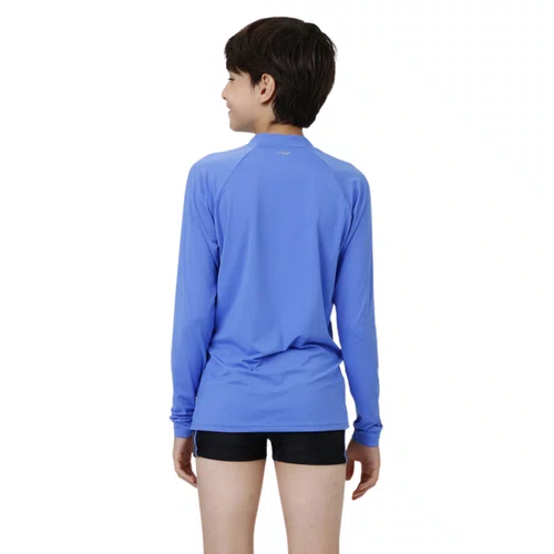 Blusa Proteção UV Azul Oceano Siri Kids