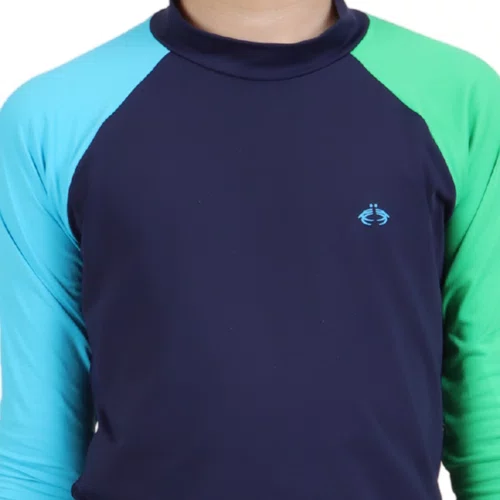 Blusa Proteção UV Lucca Marinho Color Siri Kids