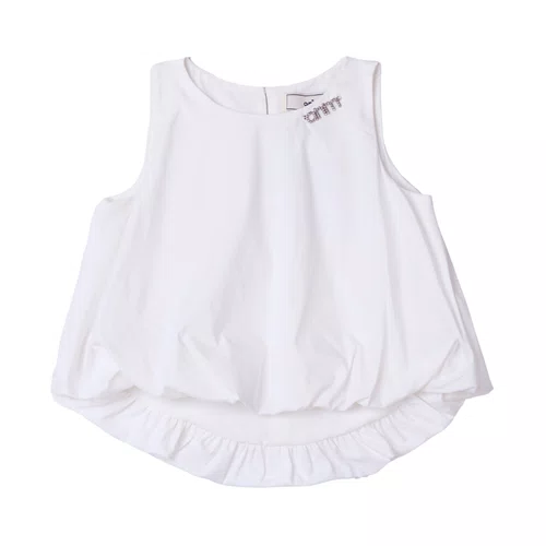Blusa Regata Balone Branca Anime