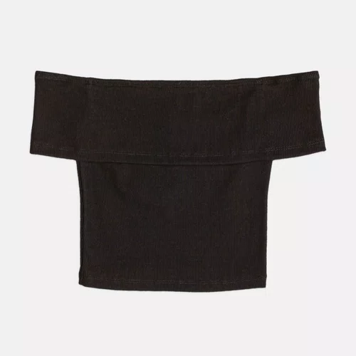 Blusa Ribana Ombro a Ombro Preto Authoria