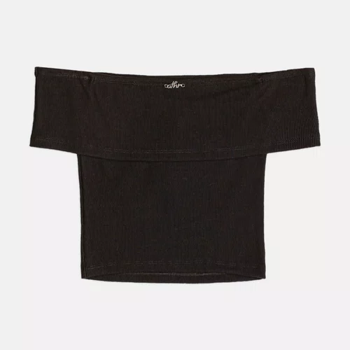 Blusa Ribana Ombro a Ombro Preto Authoria