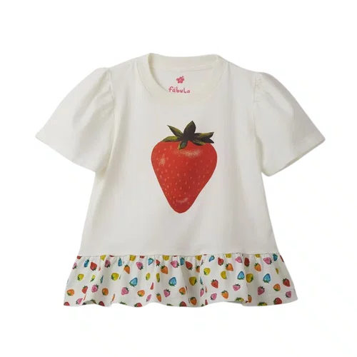 Blusa Silk Morango Doce Off Fabula