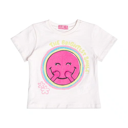 Blusa Smile Pink Patch Patinhas Momi