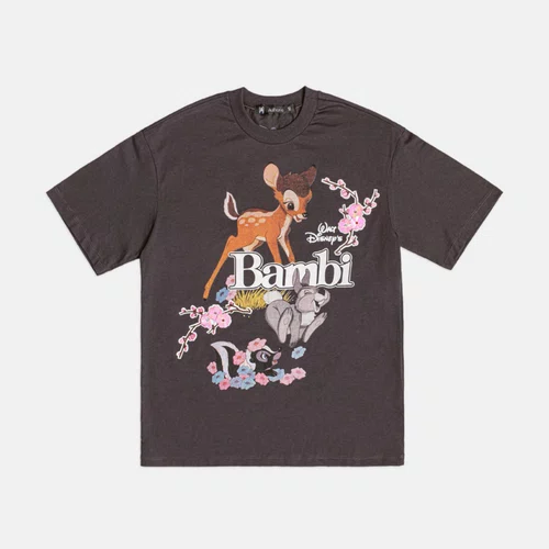 Blusa TShirt Alongada Grafite Escuro Bambi Authoria