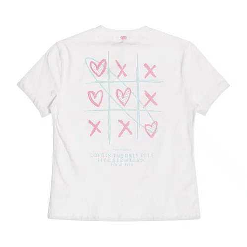 Blusa Tshirt Babylook Corações Off I Am