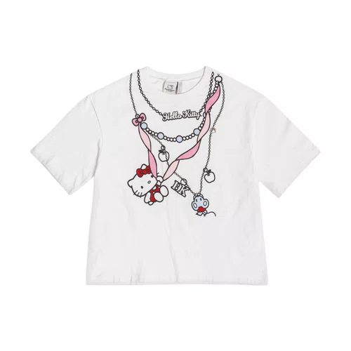 Blusa Tshirt  Hello Kitty Colares Authoria