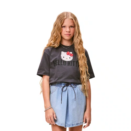Blusa TShirt Hello Kitty Get Ready Grafite Authoria