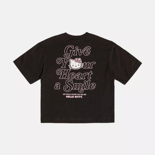 Blusa TShirt Hello Kitty Heart&Smile Preto Authoria