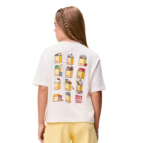 Blusa TShirt Hello Kitty Market Off White Authoria