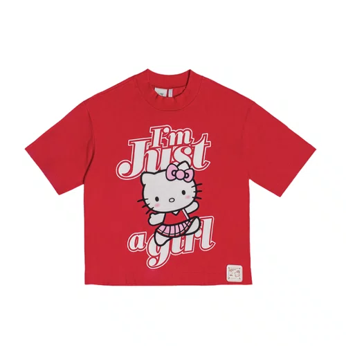 Blusa TShirt Hello Kitty Vermelho Just a Girl Authoria
