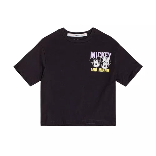 Blusa Tshirt Mickey e Minnie Preto Auhoria