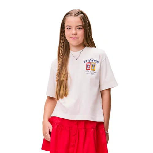 Blusa TShirt Mickey & Minnie Flavour Off White Authoria