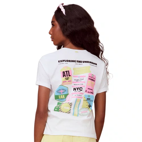 Blusa Tshirt NYC Branca Authoria