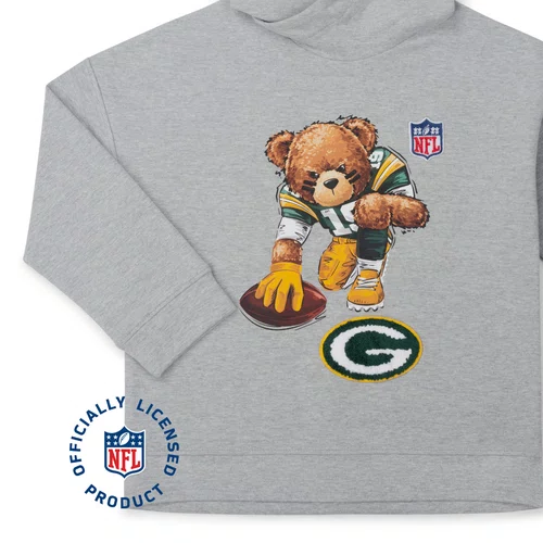 Blusão Moletom GB Packers Cinza Mescla Dame
