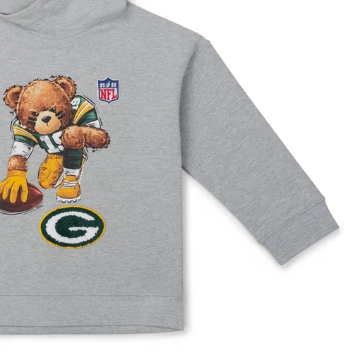 Blusão Moletom GB Packers Cinza Mescla Dame