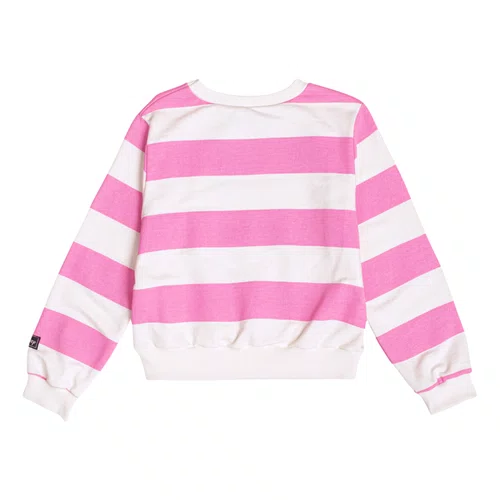 Blusão Moletom Listras Pink Tico e Teco Momi