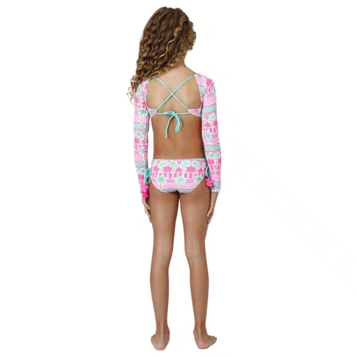 Body Infantil Manga Longa Anita Tropicandy Siri Kids